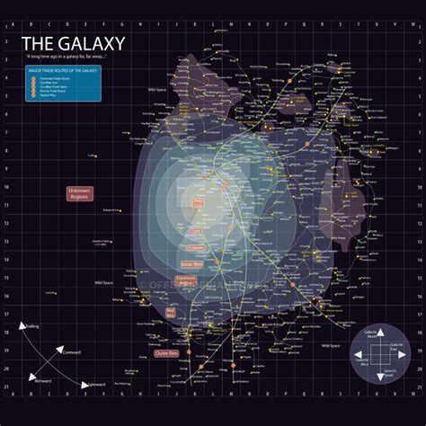 Star Wars Map of the Galaxy